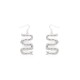 Silver Serpent Earring