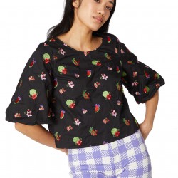 Fruit Tingle Embroidered Top