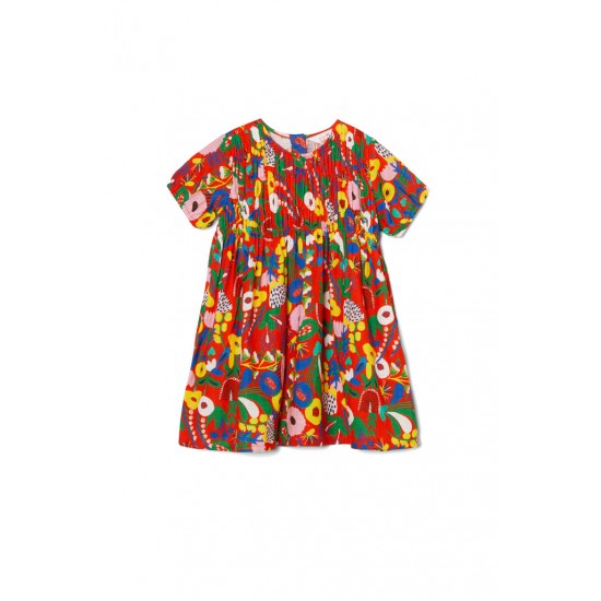 Rosie Posie Shirred Dress