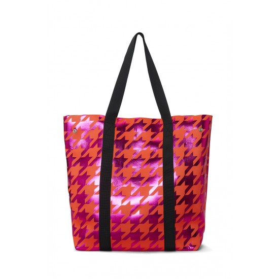 Houndstooth Neo Tote