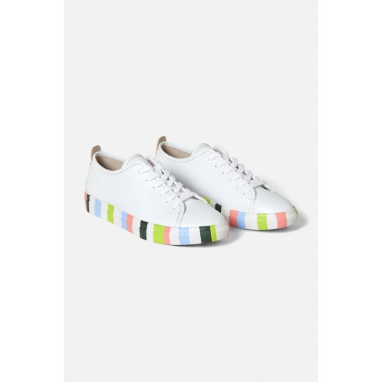 Stripey Sole Vegan Sneaker