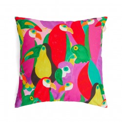 Parrot Party Cushion