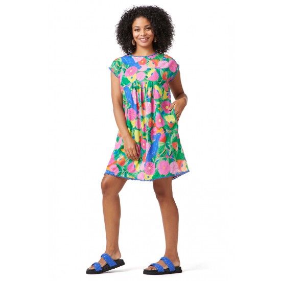 Blue Bird Bungalow Dress