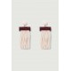 Flat Tassel Earrings