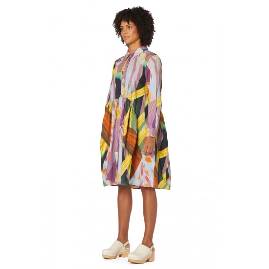 Moon Flower Smock Dress