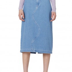 Lila Denim Skirt