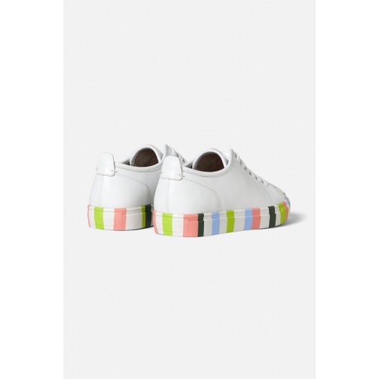 Stripey Sole Vegan Sneaker