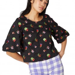 Fruit Tingle Embroidered Top