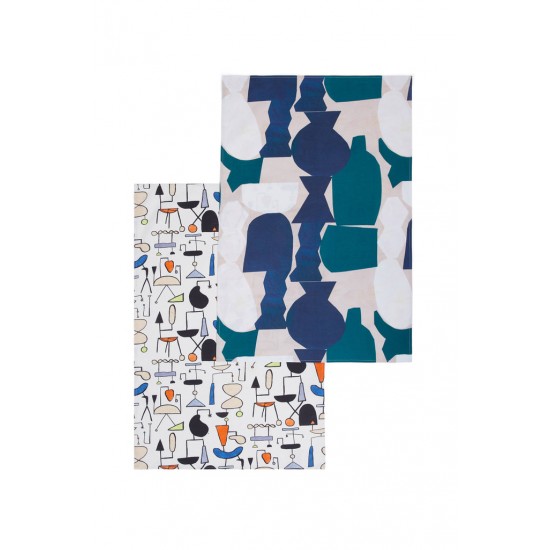 Puzzled Teatowel Set