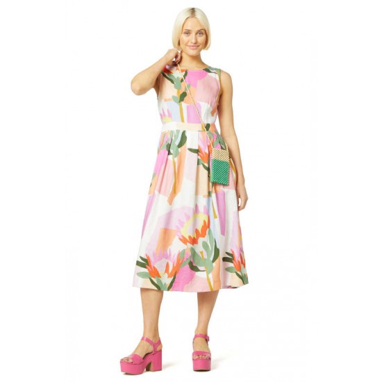 Protea Pleated Dress